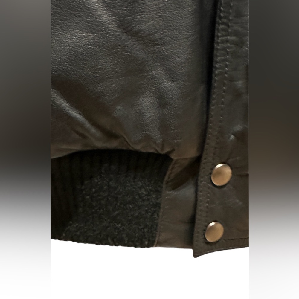 Vintage Don Nash Limited leather bomber jacket! Sz 40 - Picture 6 of 16